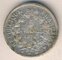 Franciaország 1876A 5Fr Ag "Herkules-csoport" T:3 kis ph
