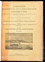 A Balatonmellék paleontológiája. Kiad.: A Magyar Földrajzi Társaság Balaton-bizottsága. 3. köt. Bp., 1911, Kilián Frigyes (A Balaton tudományos tanulmányozásának eredményei. 1. köt.: A Balatonnak és környékének fizikai földrajza. 1. rész: A Balaton környékének földrajzi leírása, orográfiája és geológiája. Függelék). 9 tanulmánnyal, 31 táblával és 154 szövegábrával Újrakötve félvászon kötésben