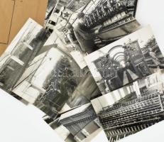 cca 1930-1980 A Szegedi Kenderfonó Gyárral kapcsolatos fotóanyag, össz. 57 db fotó, részben felirato...
