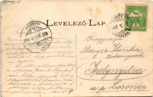 Fülek, Filakovo; vasútállomás, Vasúti út, Vár és Stephány kastély. Andor Ernő kiadása / railway stat...