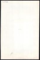 cca 1960 Árokay József pecsétjével jelzett, vintage fotó (Mont Marte, Párizs), ezüst zselatinos fotó...