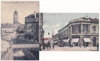 5 db MODERN erdélyi reprint képeslap: Nagyvárad, Kolozsvár, Torockó, Nagyszeben / 5 modern Transylva...