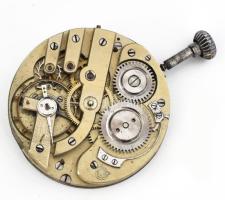 Zsebóra szerkezet, jelzett (farkasfejes) működő állapotban szép számlappal