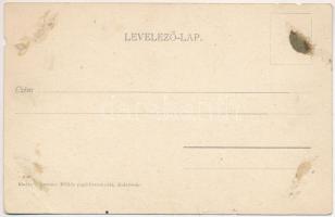 1909 Kolozsvár, Cluj; Ferenc József út, Máté üzlete, zsinagóga / street, shop, synagogue (EB)