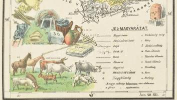 Udvarhely vármegye közigazgatási térképe Kolozsvár várossal. Rajz.: Hátsek Ignác. 1:500000, Lampel, ...