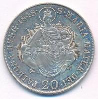 1848B 20kr Ag "V. Ferdinánd" T:AU,XF kis juszt.
Hungary 1848B 20 Kreuzer Ag "Ferdina...