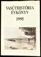 Vasúthistória évkönyv 1995. Szerk.: Mezei István. Bp., 1995, MÁV. Fekete-fehér képekkel illusztrálva. Kissé dohos kiadói egészvászon kötés, sérült kiadói papír védőborítóban.