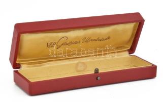 VEB Glashütter óratok, kopott, h: 16 cm