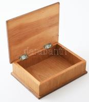 Intarziás fadoboz, 21x16x6 cm