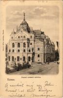 1903 Kassa, Kosice; Nemzeti színház. László Béla kiadása / national theatre (fl)