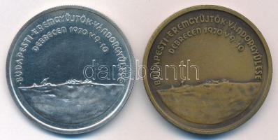 Csúcs Viktória (1934-) 1970. "Budapesti Éremgyűjtők Vándorgyűlése - Debrecen" Ag és bronz ...