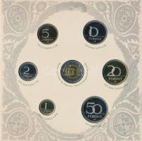 2007. 1Ft-100Ft (7xklf) forgalmi sor szettben + "Berán Lajos és a pengő" jelzett Ag emléké...