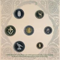 2007. 1Ft-100Ft (7xklf) forgalmi sor szettben + "Berán Lajos és a pengő" jelzett Ag emléké...