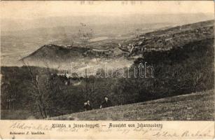 1902 Budapest XII. Kilátás a Jánoshegyről. Schwarz J. kiadása (EK)