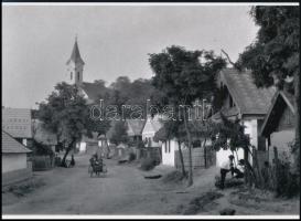 cca 1929 Szentjakabfa (Veszprém megye), Kerny István (1879-1963) budapesti fotóművész hagyatékából, eredeti üveglemez negatívról készült 1 db modern nagyítás, 15x21 cm