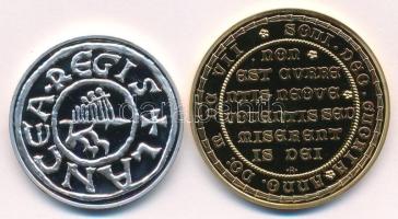 DN "Lancea Regis" Szent István ezüstdénárjának ezüstözött réz replikája "COPY" j...