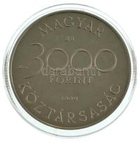 2000. 3000Ft Ag "Veszélyeztetett állatvilág - hód" kapszulában, dísztokban, tanúsítvánnyal...