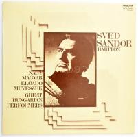 Svéd Sándor, Bariton. Nagy Magyar Előadóművészek / Great Hungarian Performers. Vinyl, LP, Mono, Válogatás. Hungaroton, Magyarország, 1979. VG