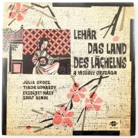 Júlia Orosz, Tibor Udvardy, Erzsébet Házy, Zsolt Bende, Lehár - Das Land Des Lächelns / A Mosoly Országa / The Land Of Smiles. Vinyl, LP, Mono, Válogatás. Qualiton, Magyarország, 1963. VG (belső papírtok hiányzik)