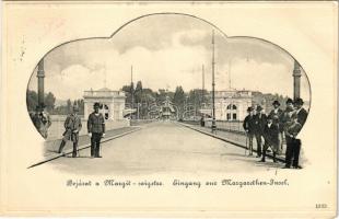 1901 Budapest XIII. Margitsziget, bejárat