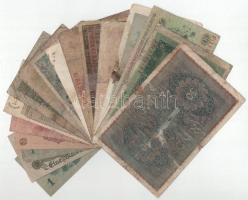 Német Birodalom 1914-1937. 16db-os bankjegytétel, közte 1933. 50M és 1937. 1M T:F-G
German Empire 1...