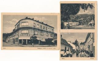 17 db RÉGI kárpátaljai képeslap egyenként lapokra ragasztva kis fotó albumban / 17 pre-1945 Transcarpathian postcards glued on sheets in small photo album