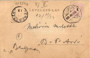 1899 (Vorläufer) Miskolc, Erzsébet királyné (Sisi) mellszobra az Erzsébet kertben. Lövy József fia k...