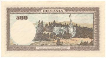 Románia 1941. 500L T:AU,XF
Romania 1941. 500 Lei C:AU,XF
Krause P#51