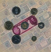 2002. 1Ft-100Ft (7xklf) + 100Ft "Kossuth" forgalmi sor szettben T:BU Adamo FO35