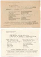 Budapest 1959-1961. "VIT (Világifjúsági Találkozó)" 2 db különböző, "012" és &qu...