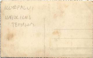 Illyefalva, Ilieni; Katolikus templom / Catholic church. photo (EK)