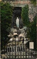 Pozsony, Pressburg, Bratislava; Mélyúti Szent Mária Lourdes-i barlang / Maria-Lourdes-Grotte / Lourdes grotto (fa)