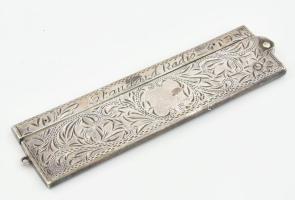 Ezüst (Ag) tokos szaru fésű. Jelzett. Standard rádió felirattal Br 24 g 9-18 cm