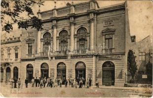 1911 Debrecen, Felső kereskedelmi iskola, Balla Lajos asztalos és Keszler üzlete, Polgári fiú iskola, világítási vállalat (fl)