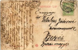 1911 Debrecen, Felső kereskedelmi iskola, Balla Lajos asztalos és Keszler üzlete, Polgári fiú iskola...