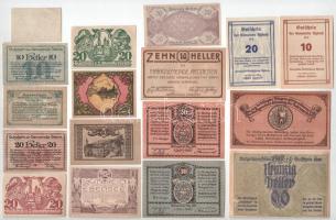 Ausztria 1919-1921. 17db-os vegyes osztrák szükségpénz tétel T:vegyes
Austria 1919-1921. 17pcs of m...