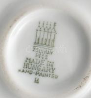 Zsolnay porcelán kacsapár. Terv.: Sinkó András. Kézzel festett, jelzett, hibátlan, m: 17 cm