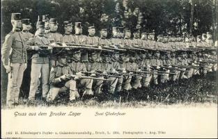 Military unit of gunmen at Királyhida
