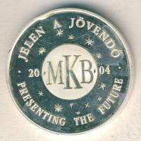 2004. "MKB-Felelősséggel a gyermekekért" Ag emlékérem 31,103g T:exPP ph
