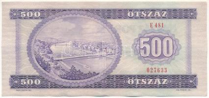 1975. 500Ft "E 481 027633" T:F szép papír
Adamo F41