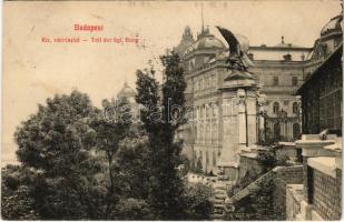 1908 Budapest I. Kir. várrészlet, Turul szobor