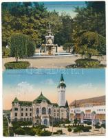 4 db RÉGI erdélyi város képeslap vegyes minőségben: Arad, Brassó, Nagyvárad, Marosvásárhely / 4 pre-...