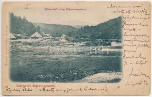 1899 (Vorläufer) Máramaros, Maramures; Kincstári telep. Mayer és Berger kiadása / sawmill, treasury colony (b)