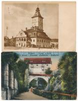 5 db RÉGI erdélyi város képeslap vegyes minőségben: Kolozsvár, Brassó, Dés, Nagyvárad / 5 pre-1945 T...