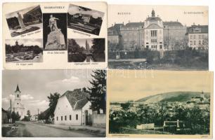 7 db főleg RÉGI magyar város képeslap vegyes minőségben / 7 mostly pre-1945 Hungarian town-view postcards in mixed quality