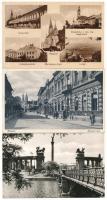 7 db főleg RÉGI magyar város képeslap vegyes minőségben / 7 mostly pre-1945 Hungarian town-view post...
