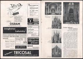 1944 Tér és Forma építőművészeti folyóirat XVII. évf. 1. száma, fekete-fehér képekkel, hirdetésekkel...