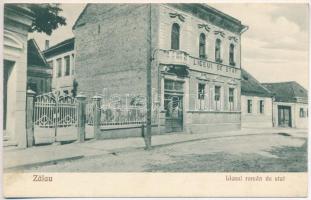 Zilah, Zalau; Liceul roman de stat / Román állami gimnázium / Romanian state grammar school