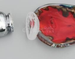 2 db Murano bordugó, egyik levált, dobozukban