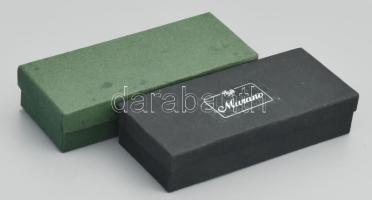 2 db Murano bordugó, egyik levált, dobozukban